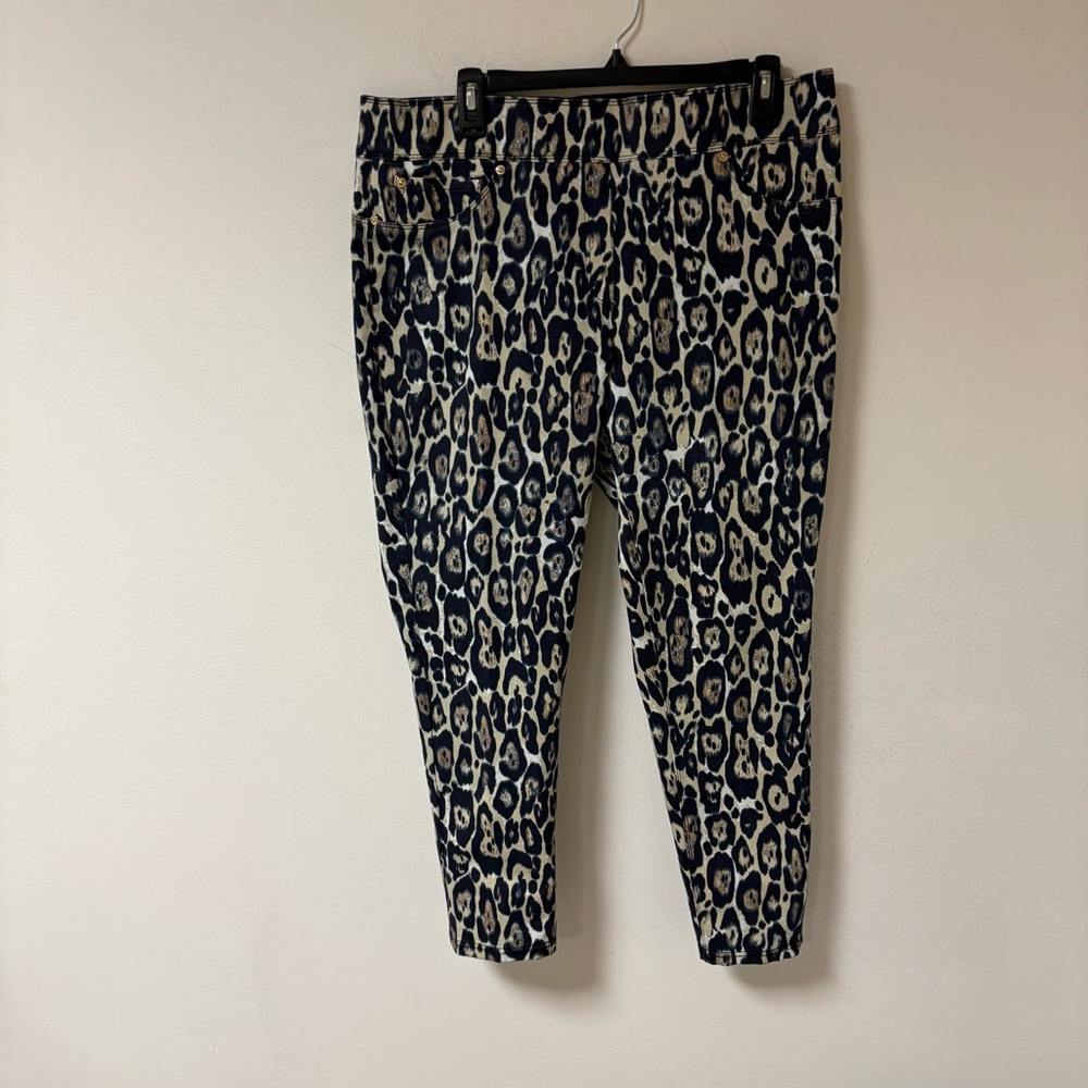 Luxe Denim Women’s Animal Print Jegging Jeans PL (14-16) New